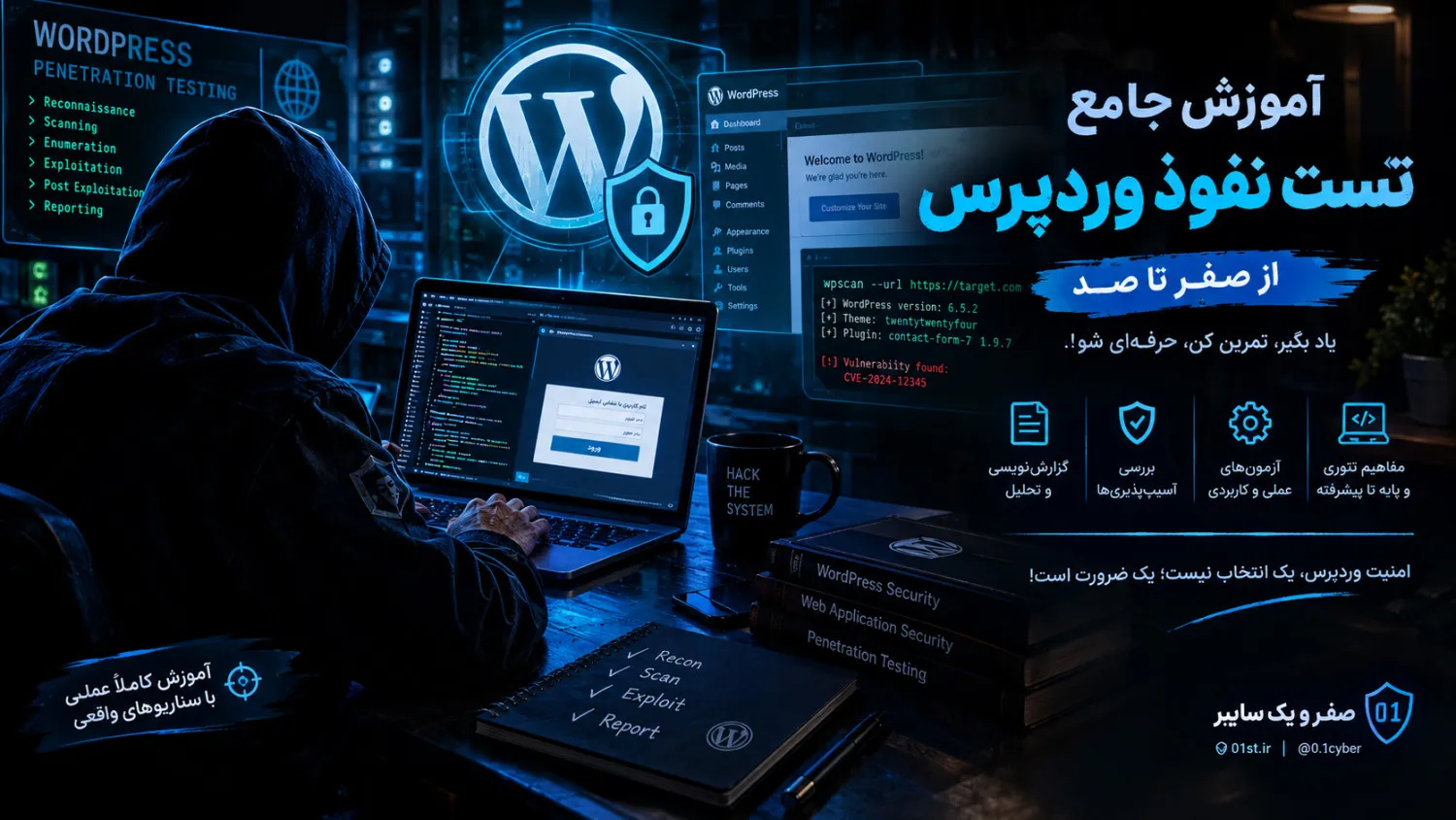 آموزش جامع تست نفوذ وردپرس از صفر تا صد